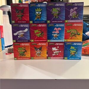 Hello Kitty x TMNT Collectible Figures